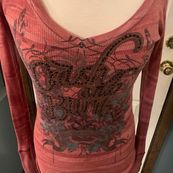 Crash & Burn thermal knit top - Picture 2 of 5